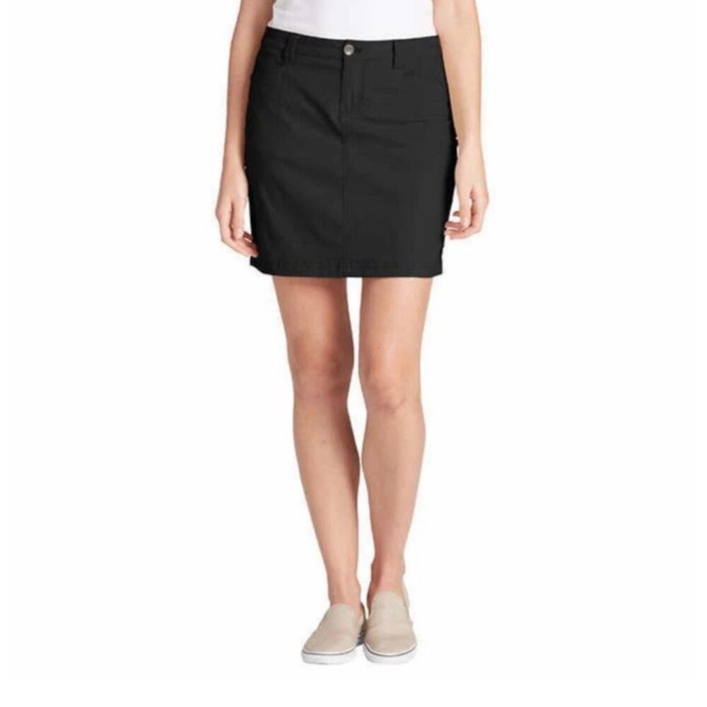 Eddie Bauer Adventurer 2.0 Activewear Skort Black UPF 50 - Size 4